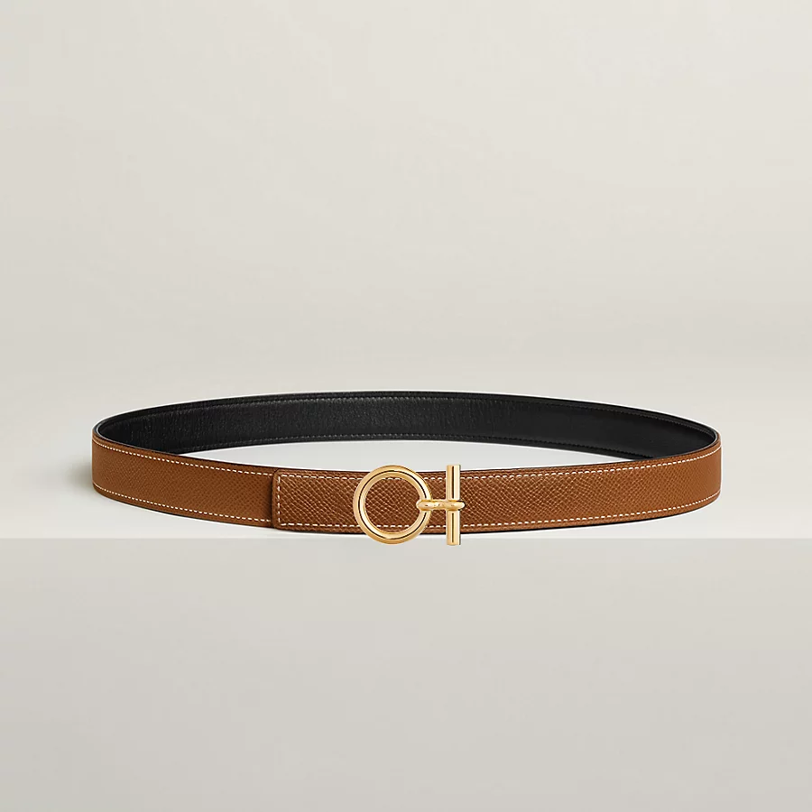 Flot belt buckle & Reversible leather strap 24 mm - Image 3